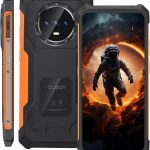 CUBOT KINGKONG ES Rugged Smartphone 6.56-inch HD+, 6GB RAM(Extendable 10GB), 128GB ROM, 5100mAh Battery Dual SIM Mobile Phone, Android 14 Phones/IP68/IP69K Waterproof Cell phone (Black-Orange)