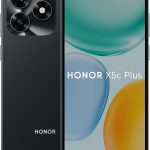 HONOR X5c Plus 4G Smartphone, 4GB RAM 128GB ROM, Dual SIM, 5130mAh Battery, 6.74" 90Hz Display, 50MP Camera, Midnight Black – Middle East Version