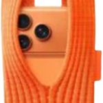 30cm Single-Shoulder Phone Pocket for iPhone 17/16/15/14 & Smartphones | Mini Crossbody Phone Pouch | Universal Fit | Lightweight Mobile Accessory | Orange