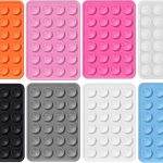 8pcs Silicone Phone Sticky Grip, Suction Phone Case Mount for iPhone and Android, Hands-Free Sticky Cell Phone Grip, Mobile Fidget Mirror Holder for Selfies and Videos (Multicolor)