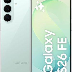 Samsung Galaxy S26 FE, Pistachio, 256GB, AI photo editor, 50MP camera, Photo Assist, Super Steady Video, 4900 mAh battery, 8GB memory, TDRA Approved, 1 Year Manufacturer Warranty (UAE Version)