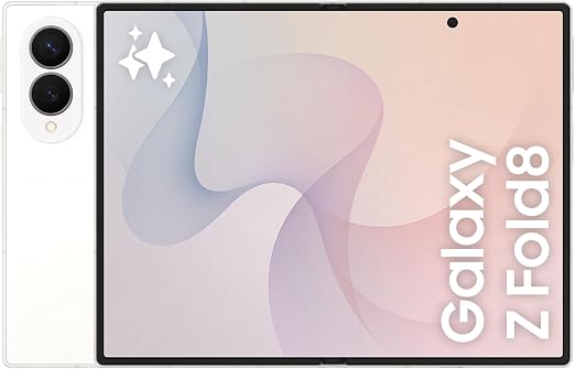 Samsung Galaxy Z Fold8 Cream, 512GB, All-new Shape, Customized Processor, 4800 mAh Battery, 12GB RAM, Dual 50MP Camera, Now Nudge, 1 Year Samsung Care+ Screen Damage (UAE Type Approved)